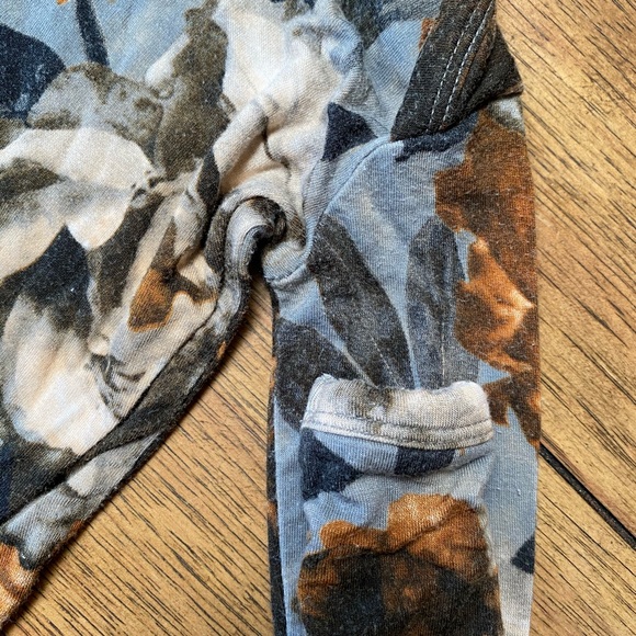 Posh Peanut Paige Peony Knotted Gown: 0-3mos - Picture 5 of 5